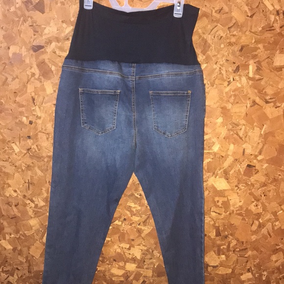 NWT Maternity Jeans /Lg 12-14 - Picture 6 of 8